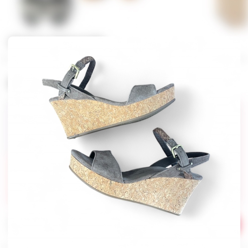 UGG Dalessio Braided Suede Wedges